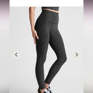 Charcoal Gray High-Waisted Leggings